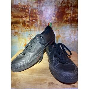 Converse One Star X Black Leather Eli Reed CTAS Pro 156698C Mens 8.5 Wos 10.5